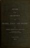 [Gutenberg 64013] • Letters of an Architect, From France, Italy, and Greece. Volume 1 [of 2]